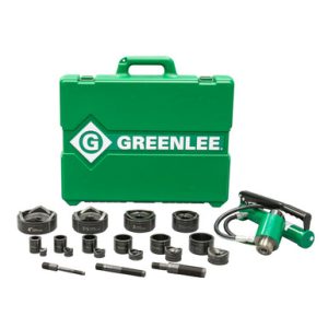 KIT DE SACABOCADO HIDRÁULICO DE 11 TON CON BOMBA 1/2" - 4"  GREENLEE