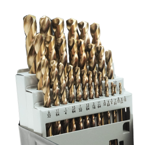 JUEGO DE BROCAS COBALTO HSSCO 1/16" - 1/2" - 29 PIEZAS MYLAN