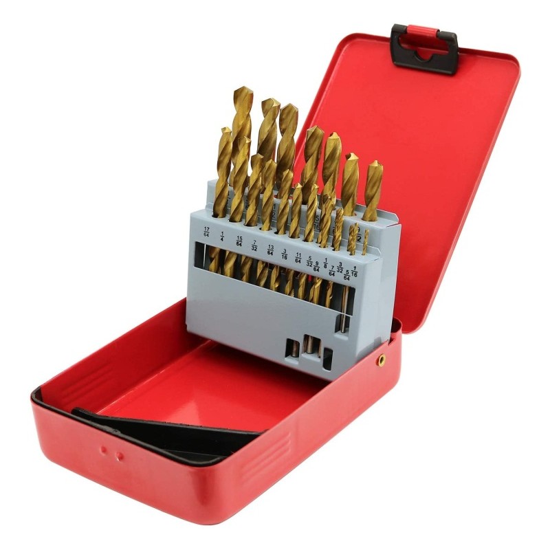 JUEGO DE BROCAS COBALTO HSSCO DE 21 PIEZAS MYLAN